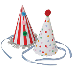 [MeriMeri] 생일파티 모자Spots &amp; Stripes Party Hats_ME114139