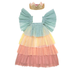 [MeriMeri] 메리메리 /Rainbow Ruffle Princess Costume(3~4세)-31인치
