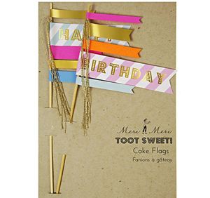 [MeriMeri]Toot Sweet Cake Flags Topper_ME125758